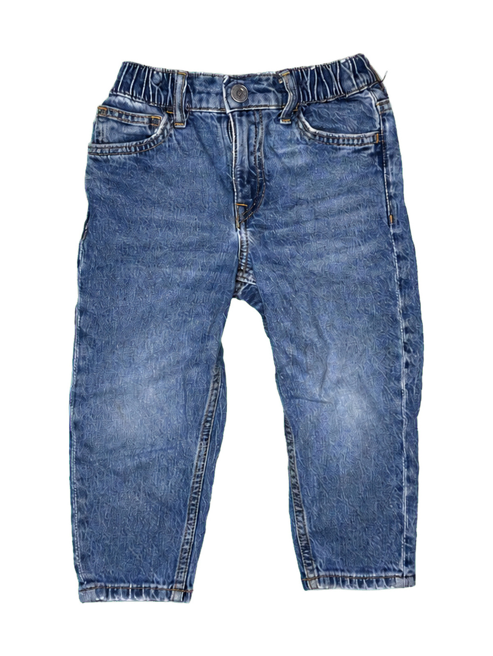 H&M Blue Loose Fit Tapered Leg Kids' Jeans Size 3T